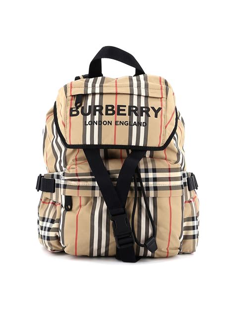 burberry check print backpack|burberry vintage check backpack.